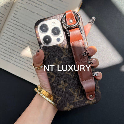 Traditional Leather Waistband Phone Case (Love)