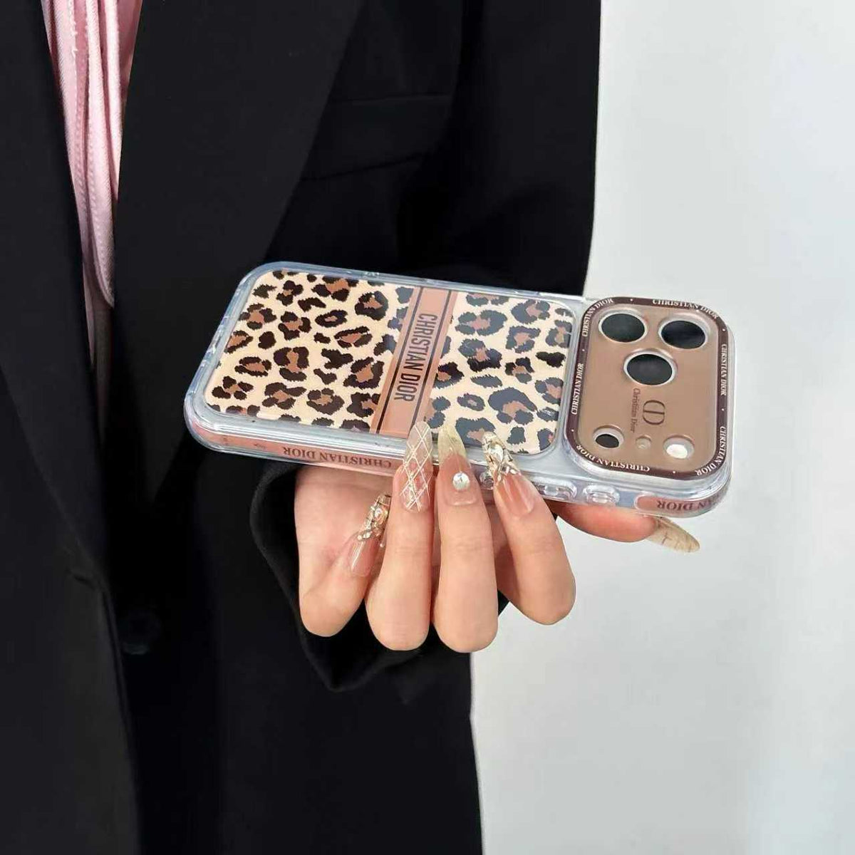 Leopard Dove Fancy Phone Case