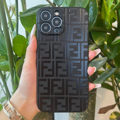 Coque de téléphone noire tendance (fantaisie)