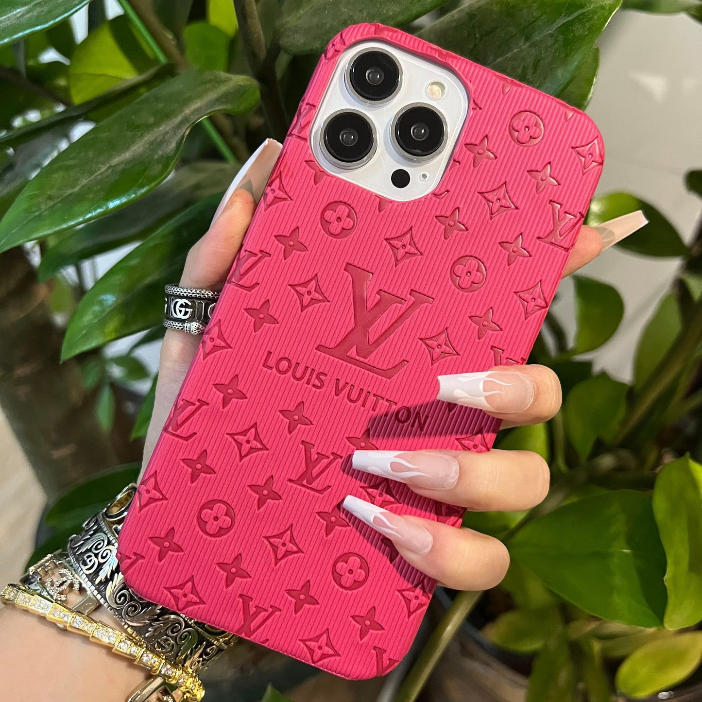 Bunte Liebe Samsung Hülle (Magenta)