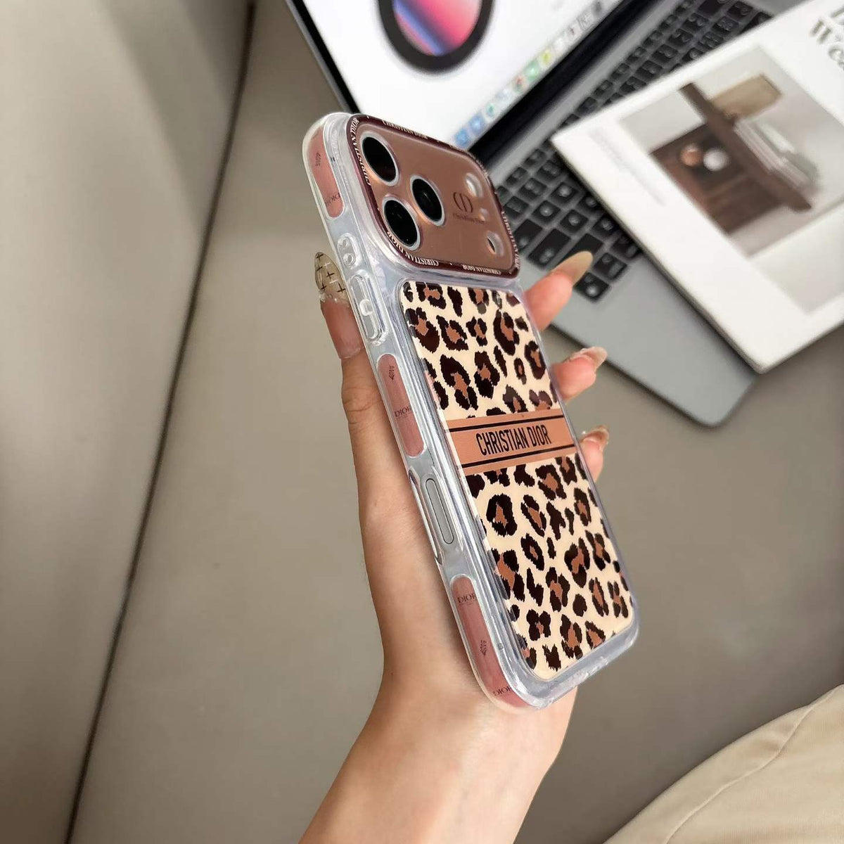 Leopard Dove Fancy Phone Case