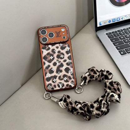 Leopard Love Fancy Phone Case With Strap