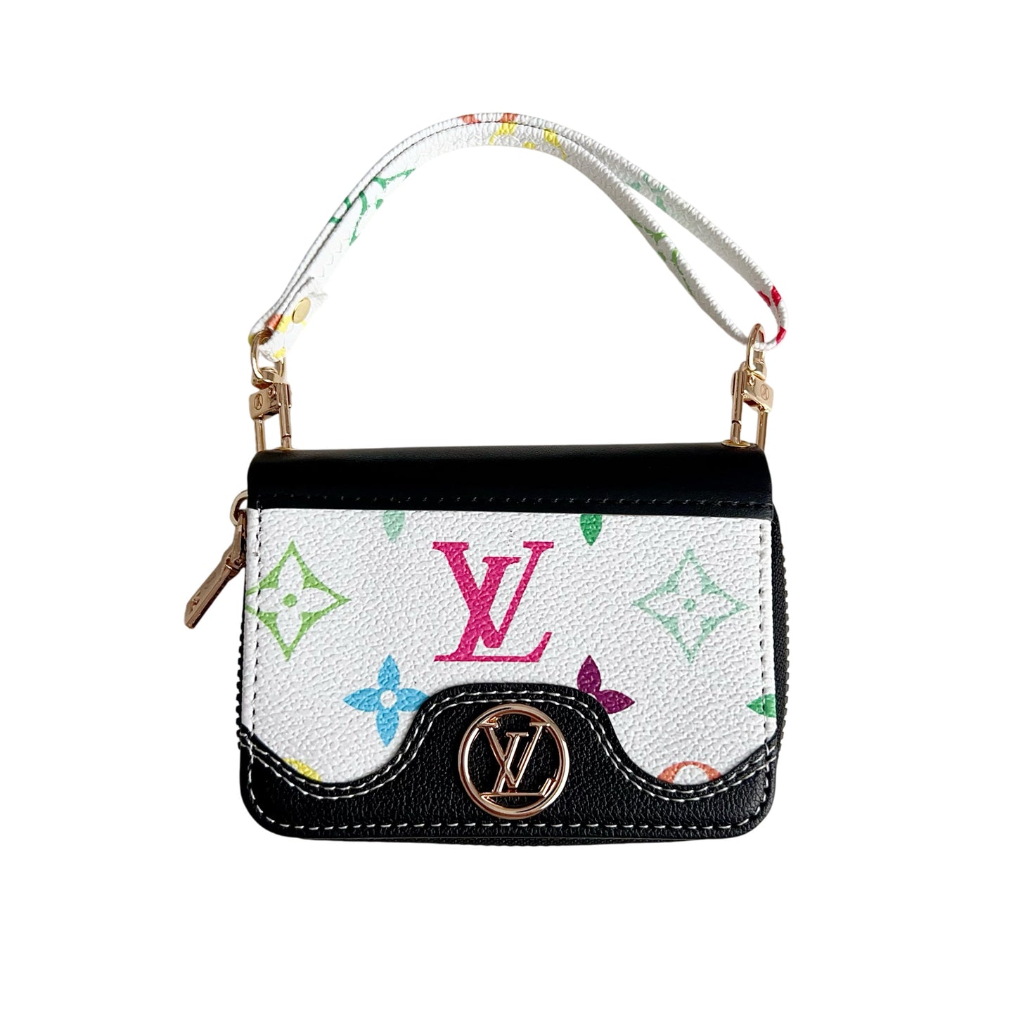 Latticed Love Cute Mini Wallet