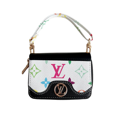 Latticed Love Cute Mini Wallet