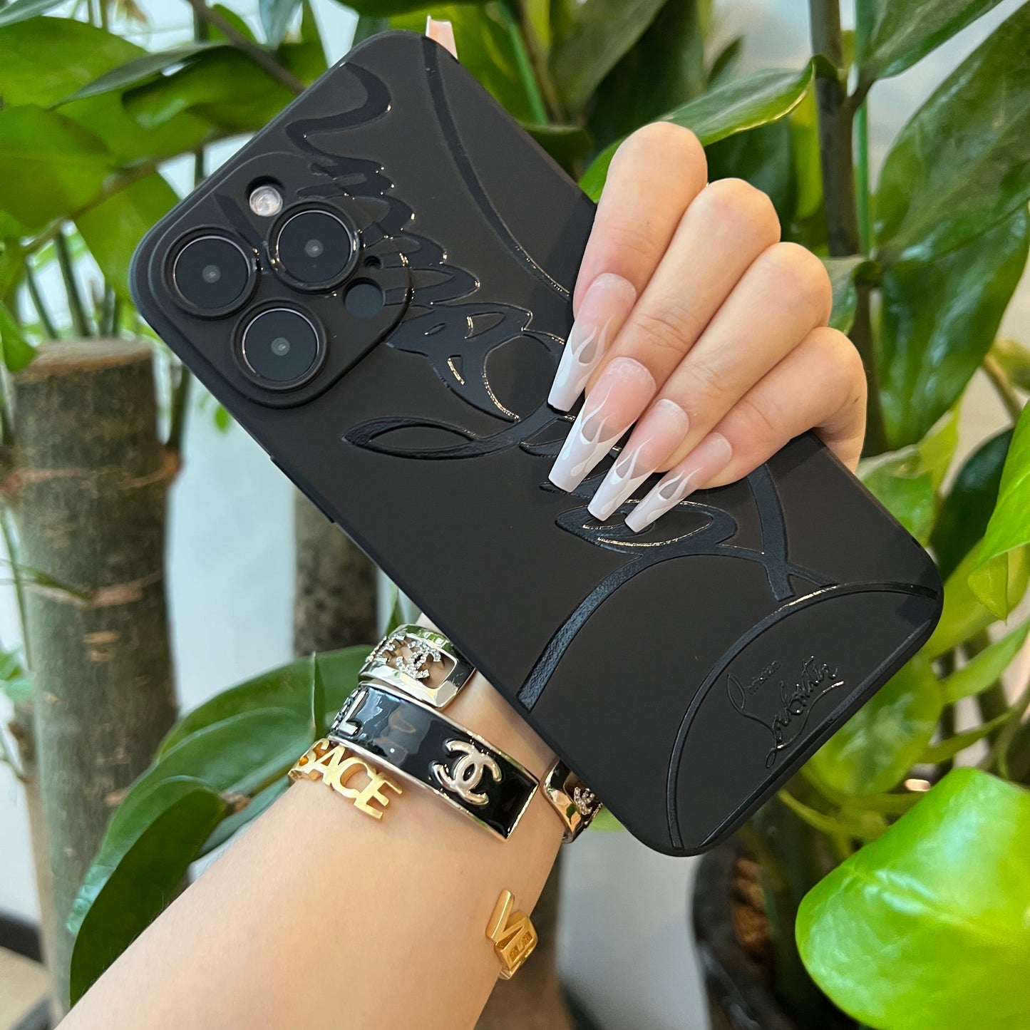 Black Trendy Phone Case ( LBT )