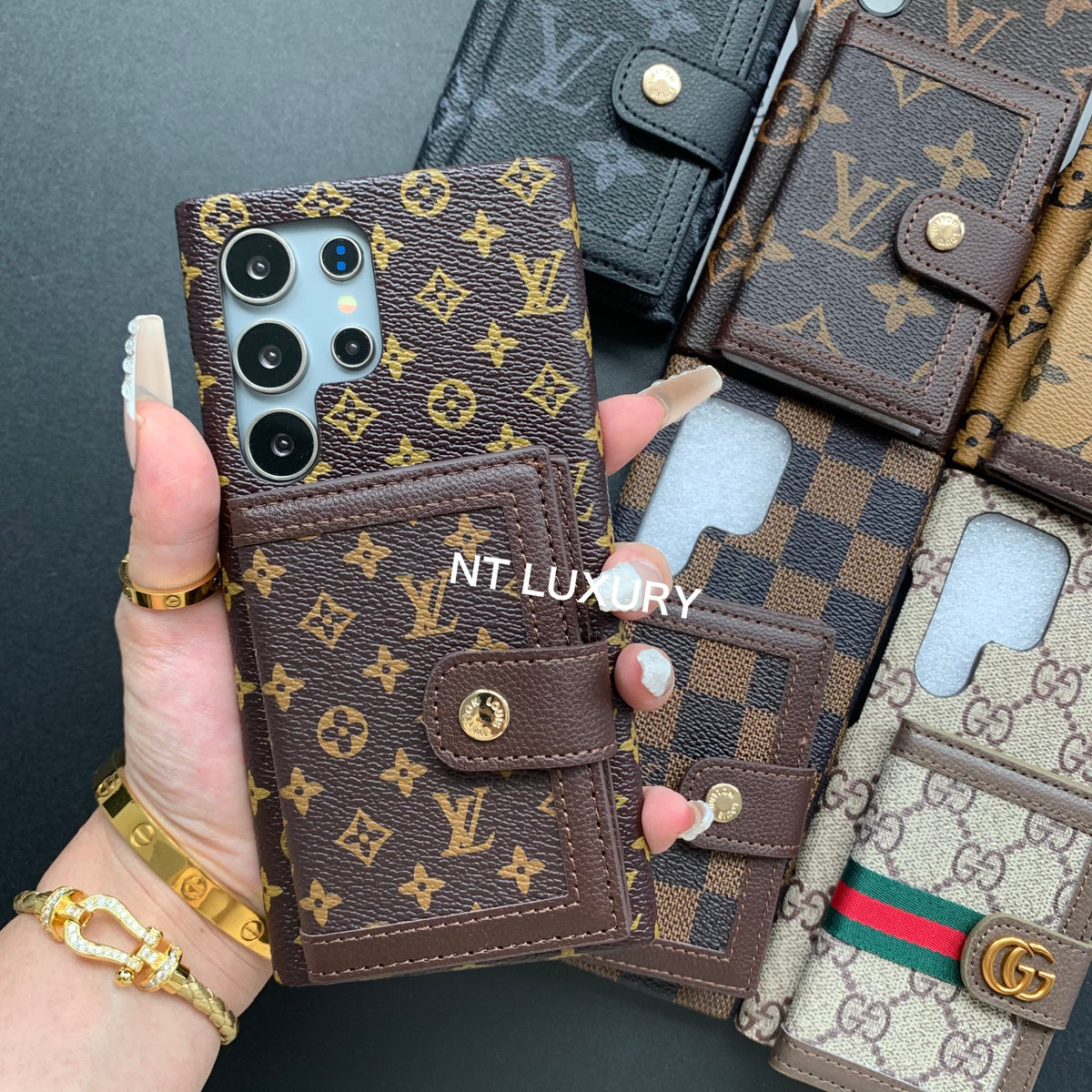 Coque de téléphone Samsung avec joli motif de sac à main
