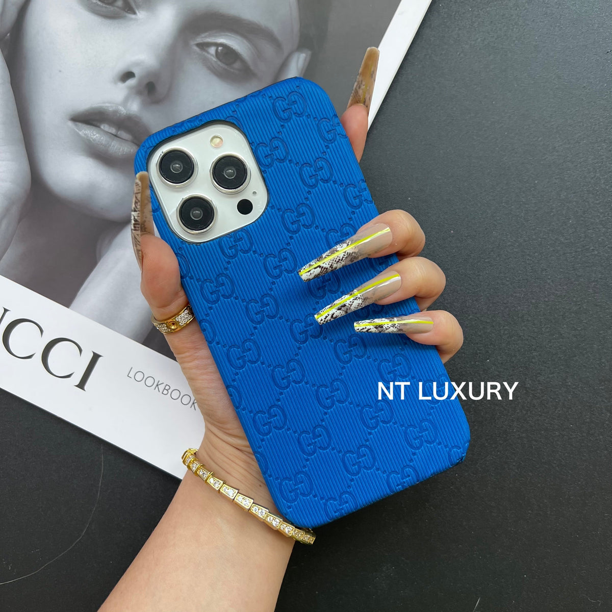 Colorful Full Good Design Phone Case (Blue)