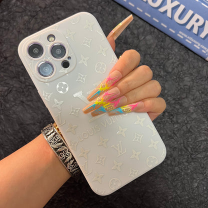 Coque de Téléphone Noire Tendance (Grand Amour pour le Rouge)