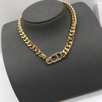 Dove Gold Chain Design Necklace & Bracelet 2 Set