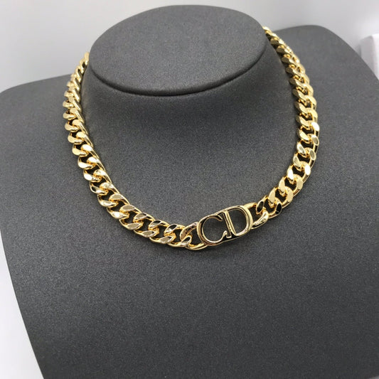 Dove Gold Chain Design Necklace & Bracelet 2 Set