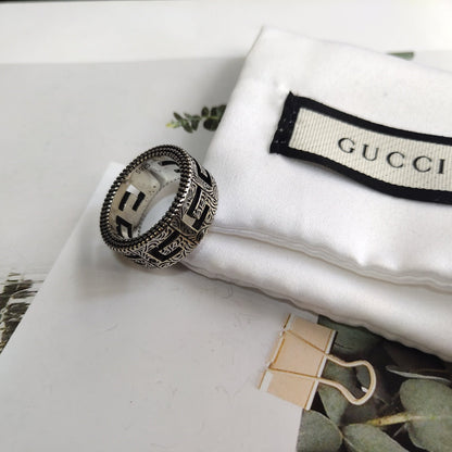 Boucles d'oreilles, collier, bracelet et bague Gucci vintage
