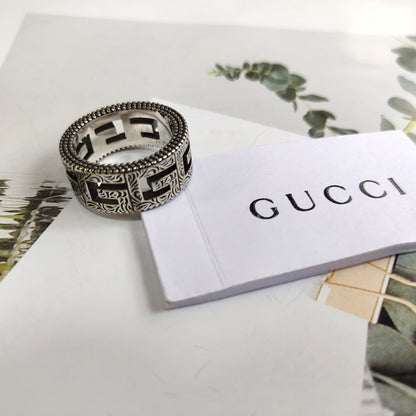 Boucles d'oreilles, collier, bracelet et bague Gucci vintage