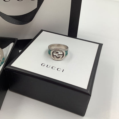 Bague et Bracelet Bleu-Vert