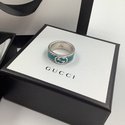 Bague et Bracelet Bleu-Vert
