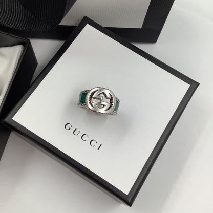 Bague et Bracelet Bleu-Vert