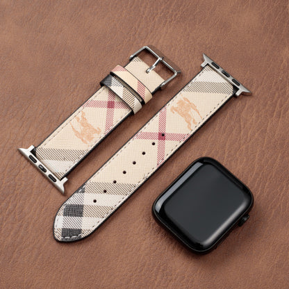Bracelet en cuir classique fait main pour Apple Watch