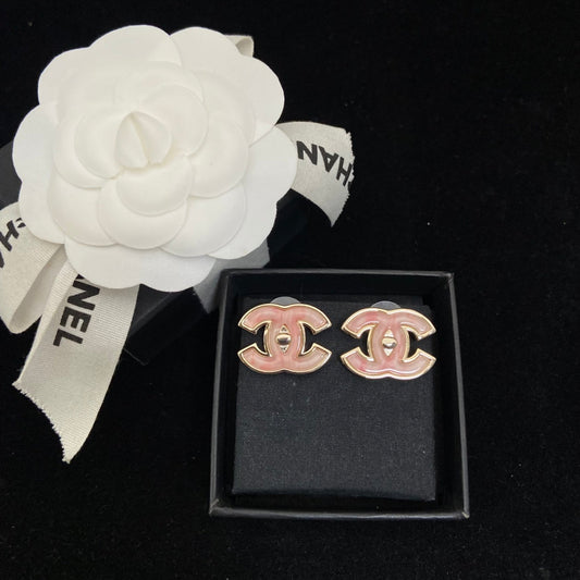 Pink Girl CC Design 4 Set (Earrings1 & 2+Brooch +Necklace)