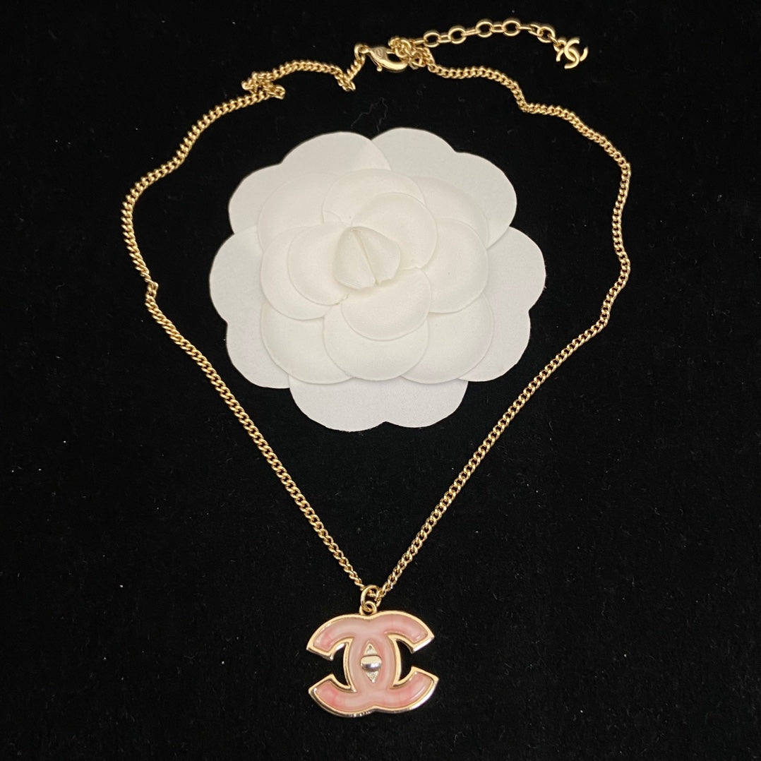 Pink Girl CC Design 4 Set (Earrings1 & 2+Brooch +Necklace)