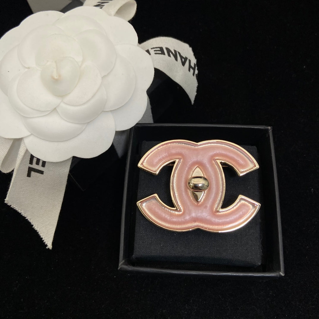 Pink Girl CC Design 4 Set (Earrings1 & 2+Brooch +Necklace)