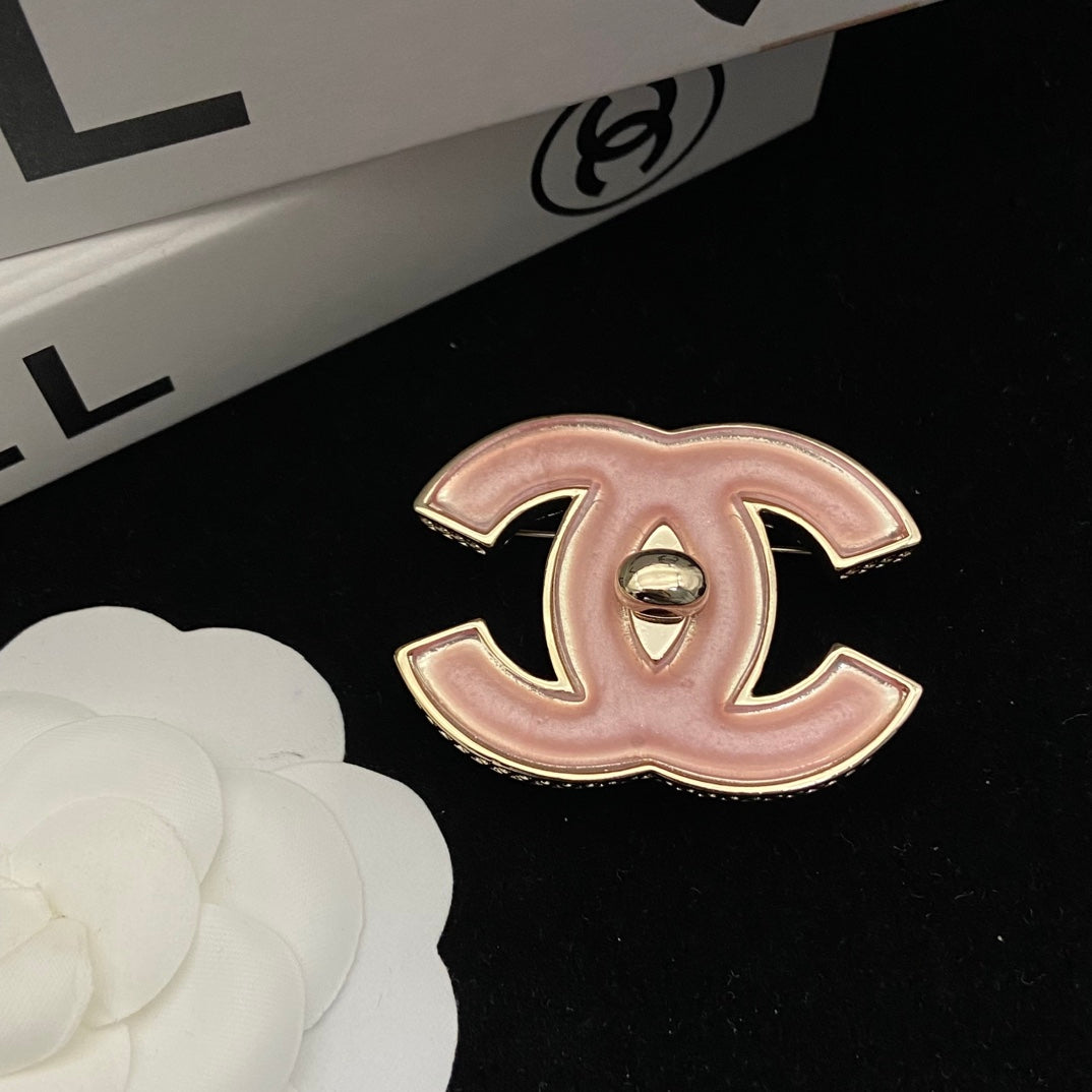 Pink Girl CC Design 4 Set (Earrings1 & 2+Brooch +Necklace)