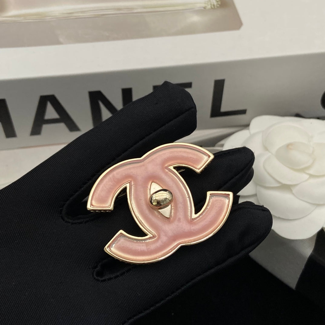 Pink Girl CC Design 4 Set (Earrings1 & 2+Brooch +Necklace)