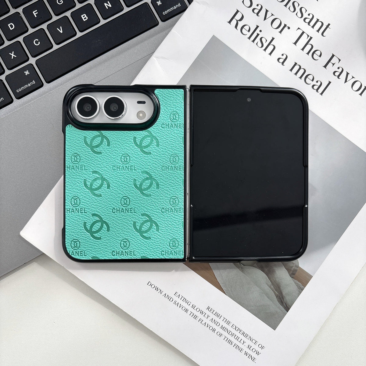 Colorful CC Girl Phone Case For iPhone Duo