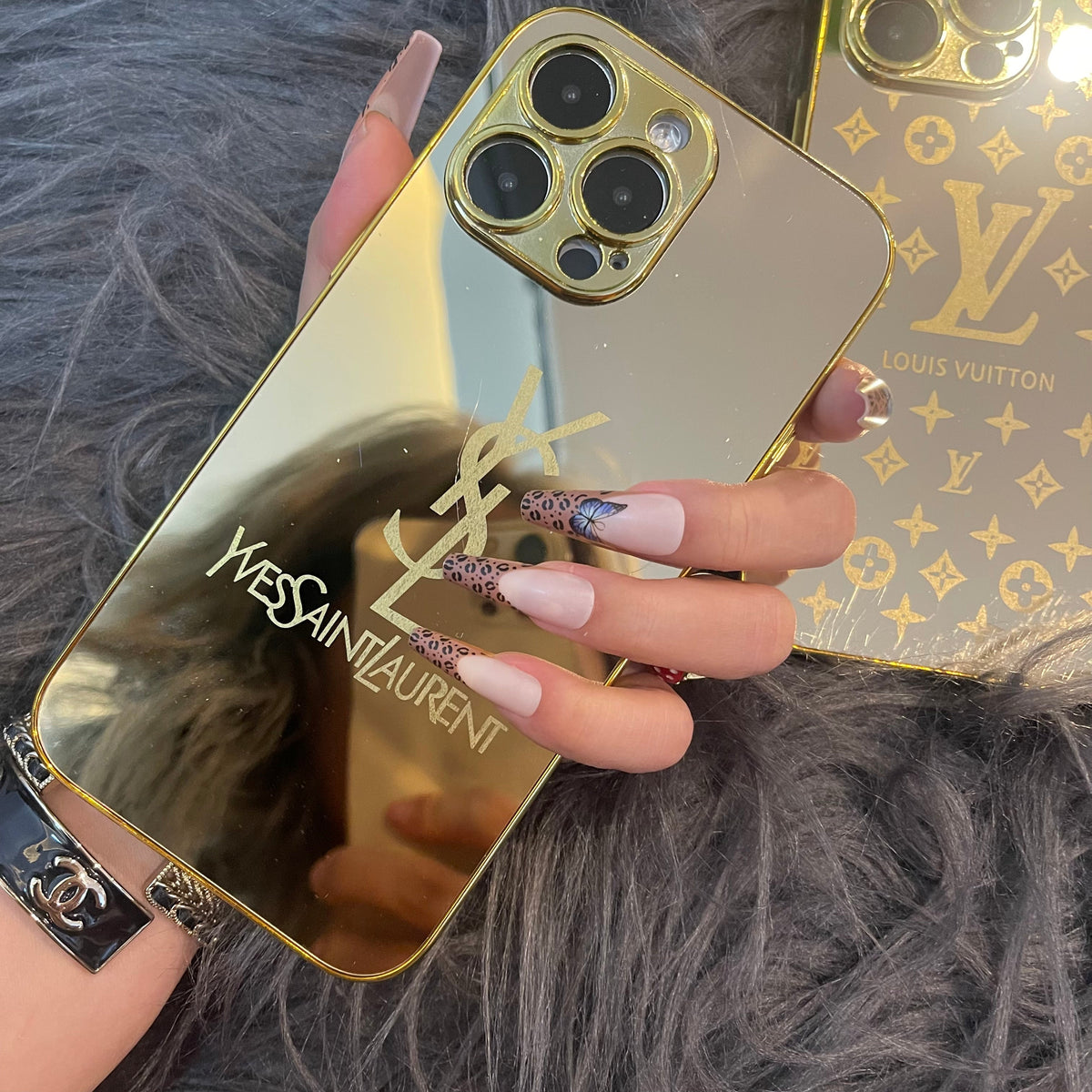 Mirror Golden Yes Love Phonecase *ONCE RECEIVED, REMOVE THE PLASTIC LAYER*
