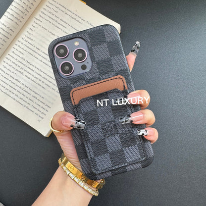 Étui de téléphone vintage motif floral avec portefeuille
