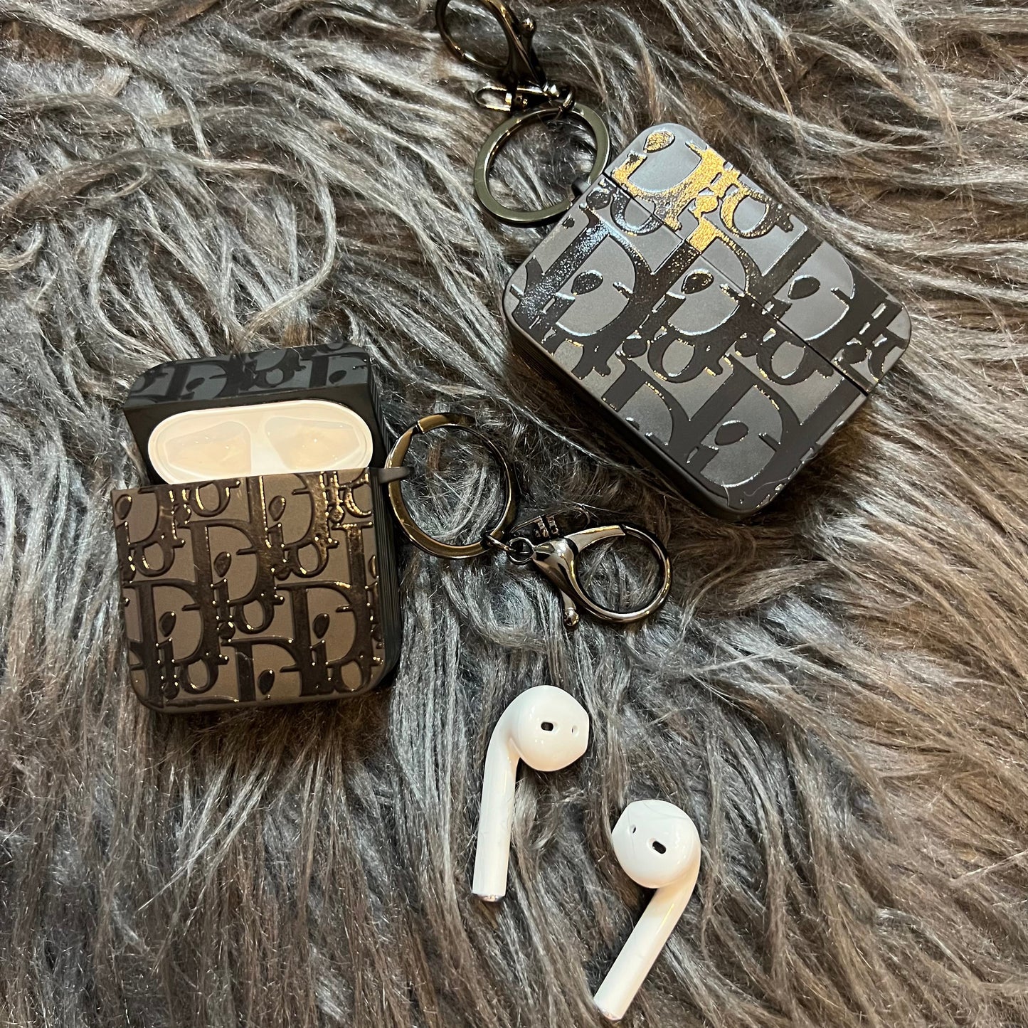 Black Trendy Airpods Case (Big Deal)