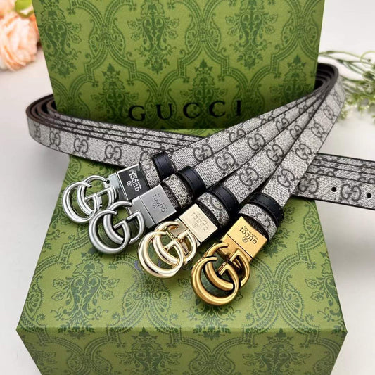 Floral Design Good Belt (Brown)