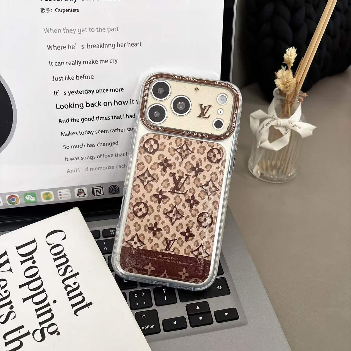 Leopard Love Design Fancy Phone Case