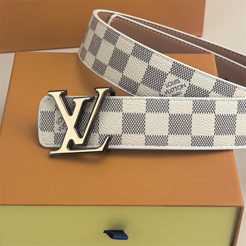 Ceinture d'amour à boucle 2 couleurs (treillis blanc)