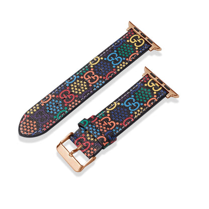 Bracelet en cuir classique fait main pour Apple Watch