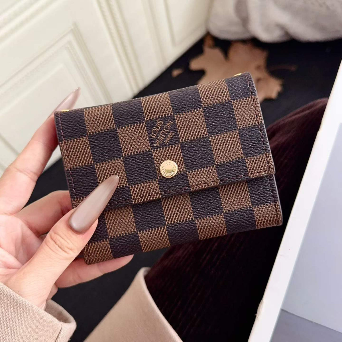 Traditional Square Design Cute Wallet
