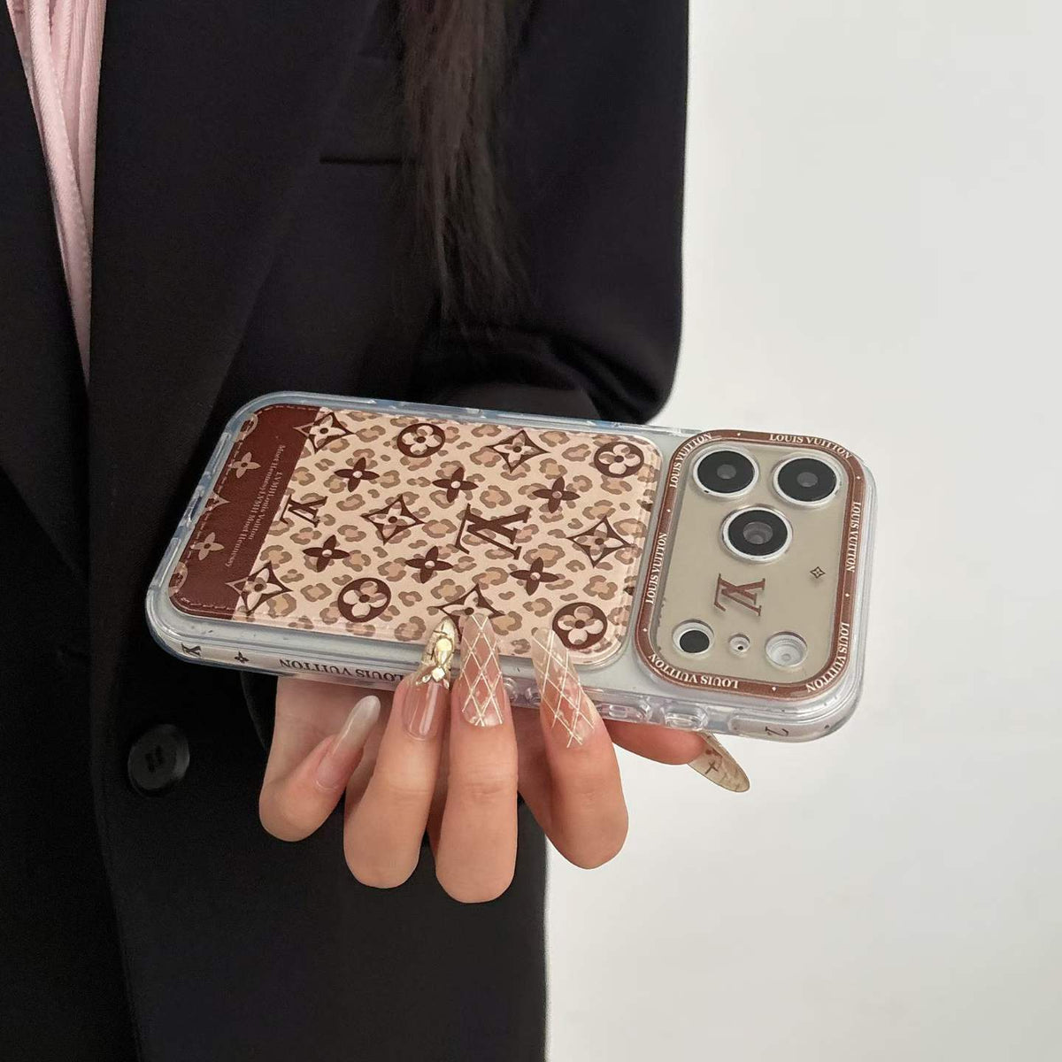 Leopard Love Design Fancy Phone Case