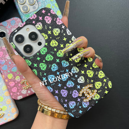 Diamond Design CC iPhone Case