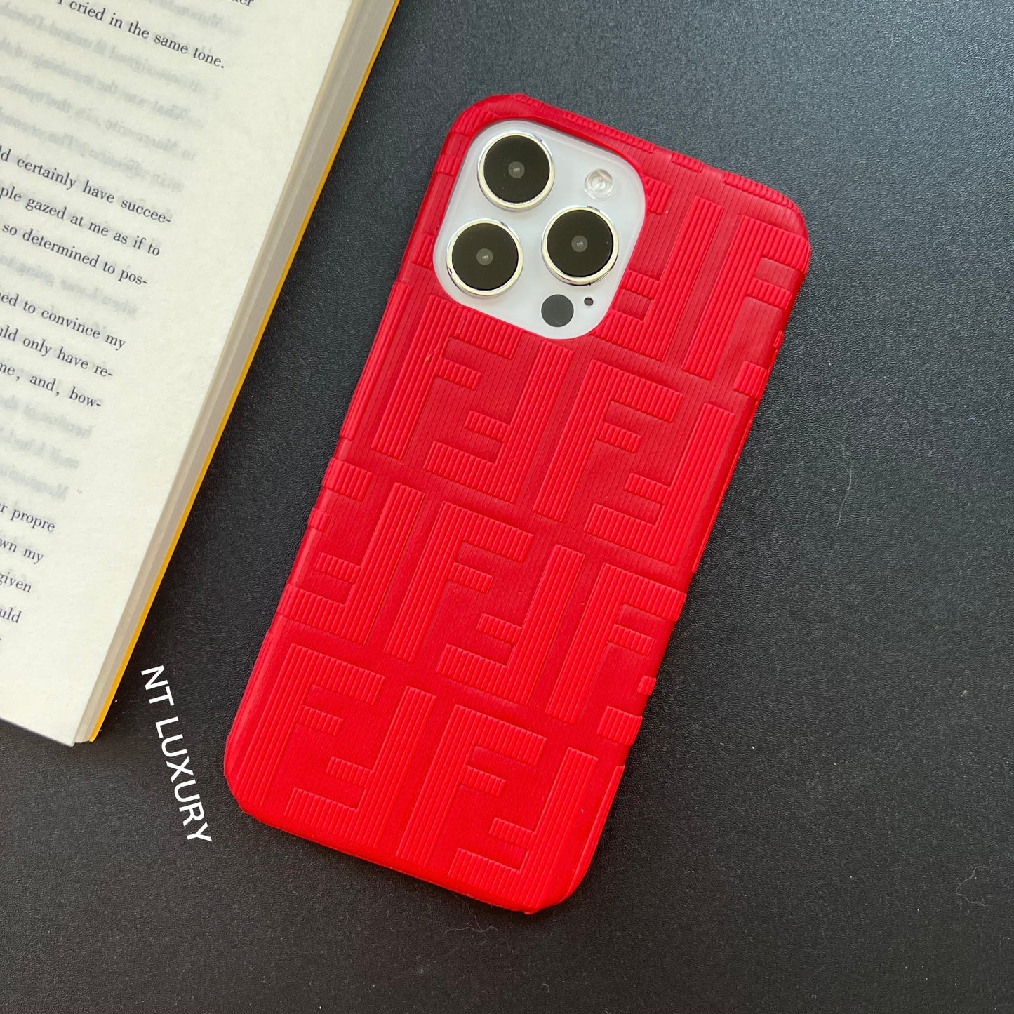 Coque de téléphone amusante et colorée (Rouge)