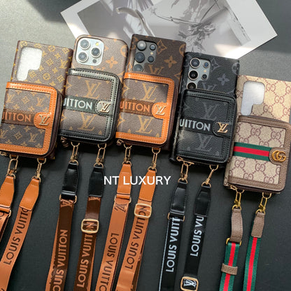 Einzigartige Samsung-Hülle mit Streifen im Taschen-Design (3er-Set)