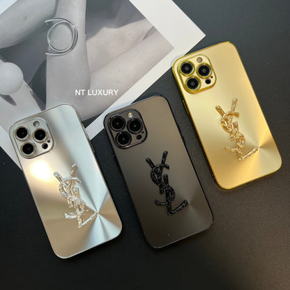 Glitter Yes Phone Case *ONCE RECEIVED, REMOVE THE PLASTIC LAYER*