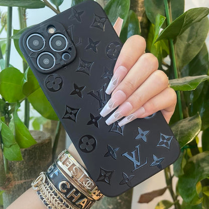 Coque de téléphone noire tendance (Petit amour)