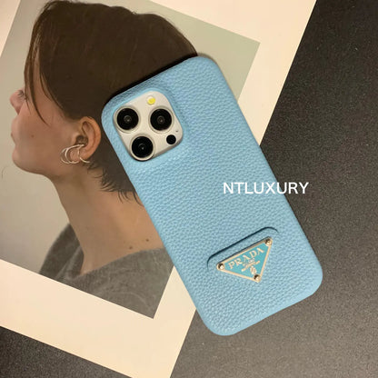 Litchi Pattern Phone Case for iPhone (12 Colors)