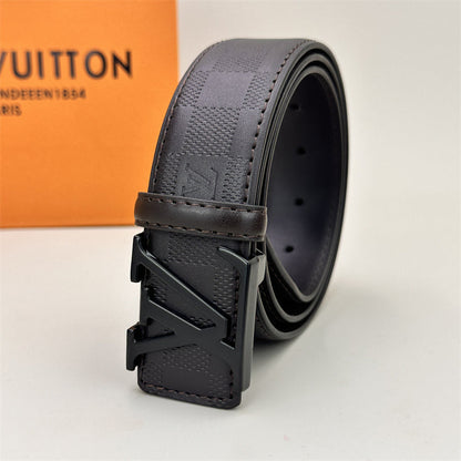 Ceinture classique de couleur (boucle noire)