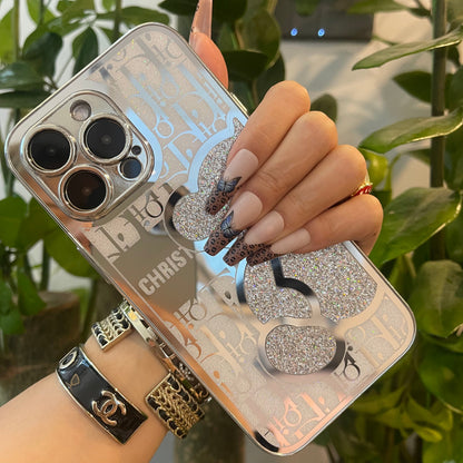 Coque de téléphone Ours Miroir - *UNE FOIS REÇUE, RETIRER LA COUCHE DE PLASTIQUE*