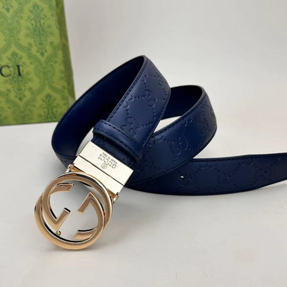 Circle Design Good Belt (Blue)