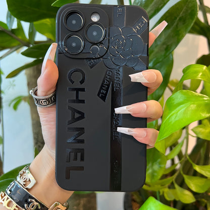 Coque de téléphone noire tendance ( Cadeau C )