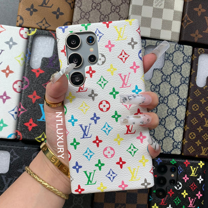 Traditionelle Liebe Samsung Hülle (Punkte Weiß)