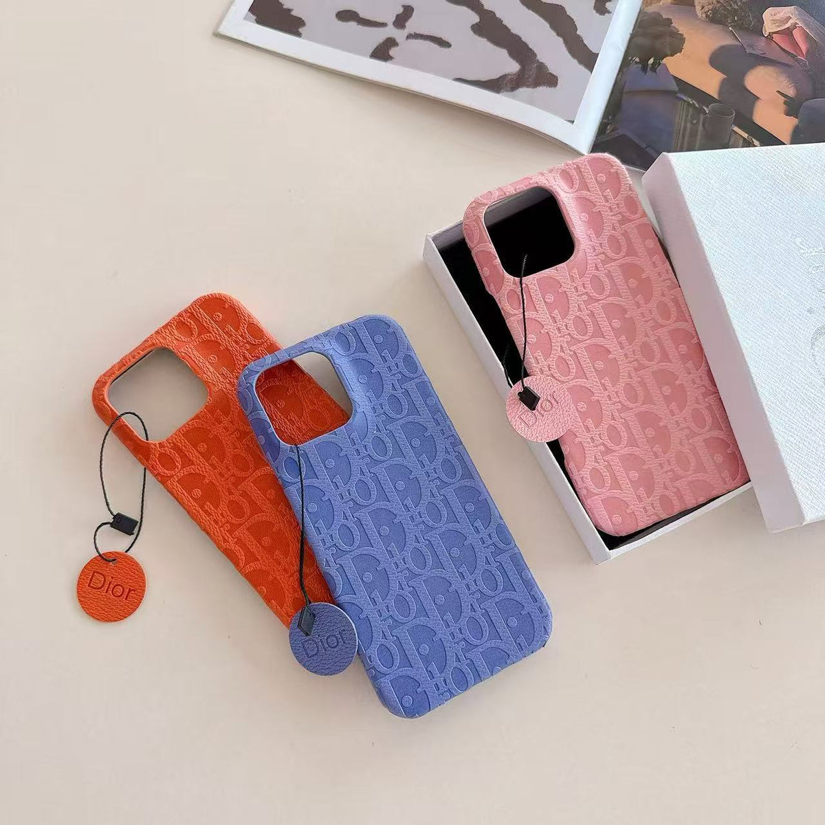 Colorful Relief Dove Phone Case (10 Color)
