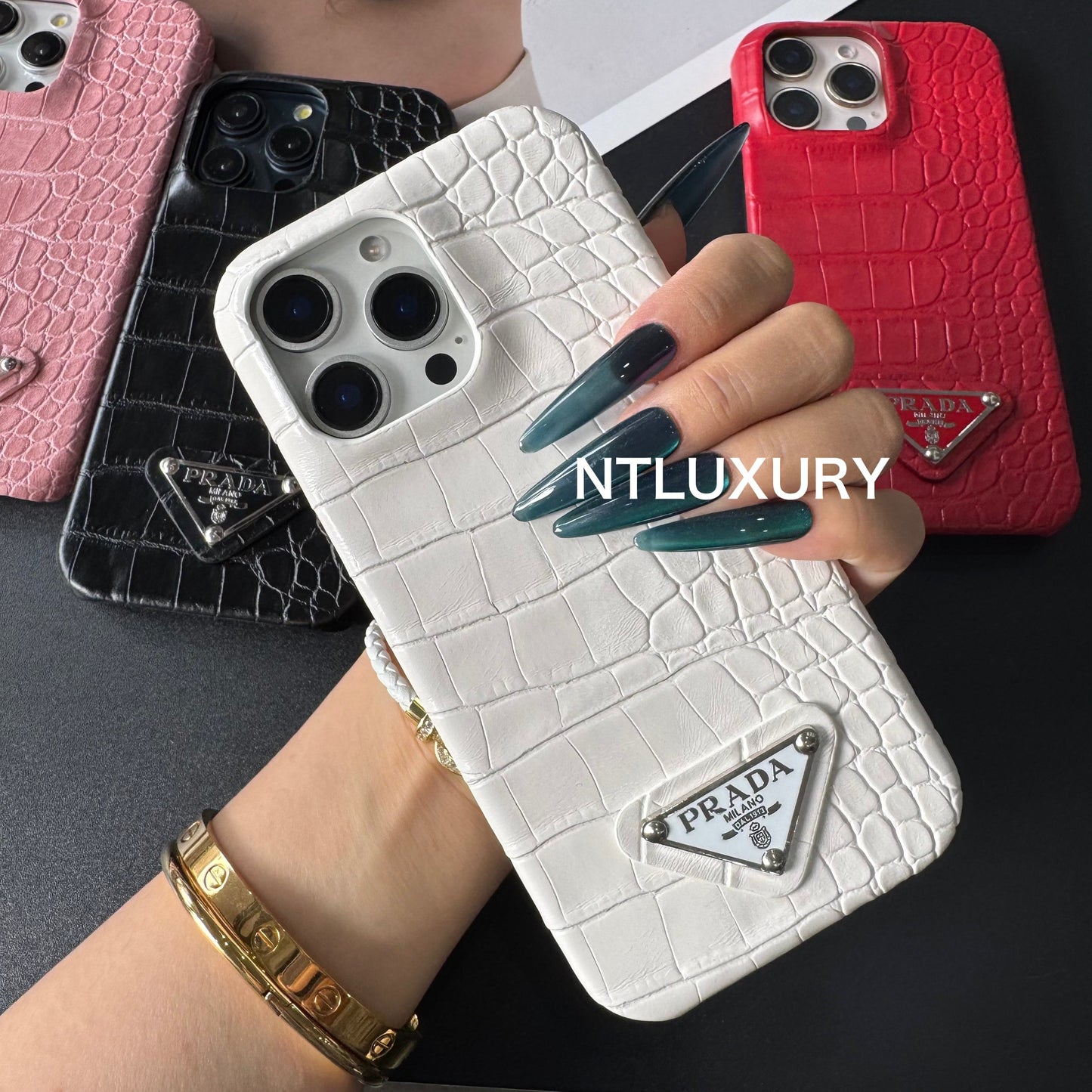 Pure Crocodile Pattern Phone Case