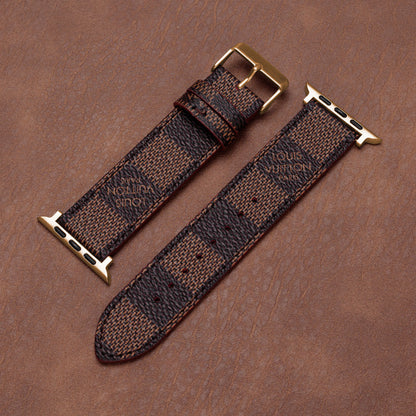 Klassisches handgefertigtes Lederarmband für Apple Watch