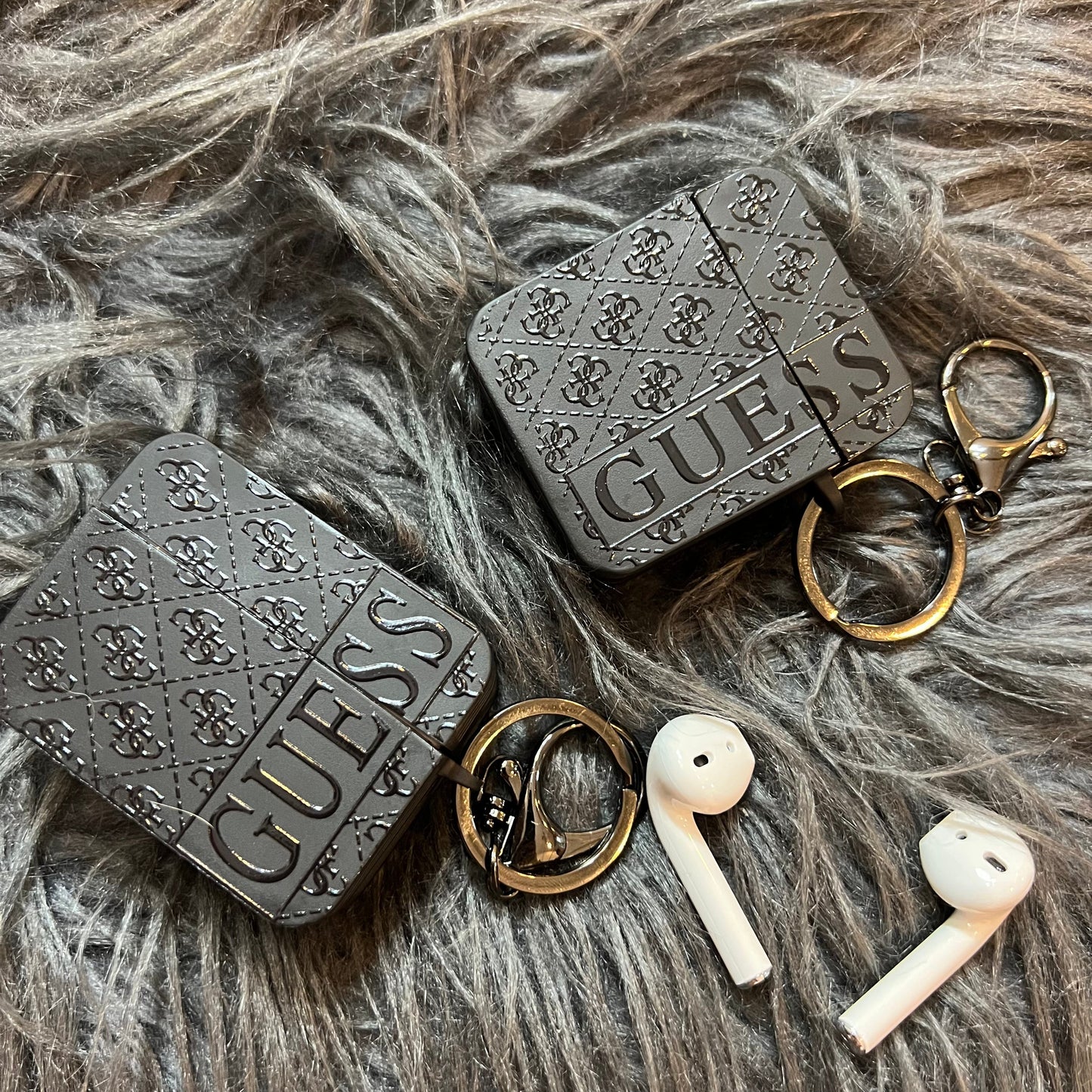 Black Trendy Airpods Case (S GU)